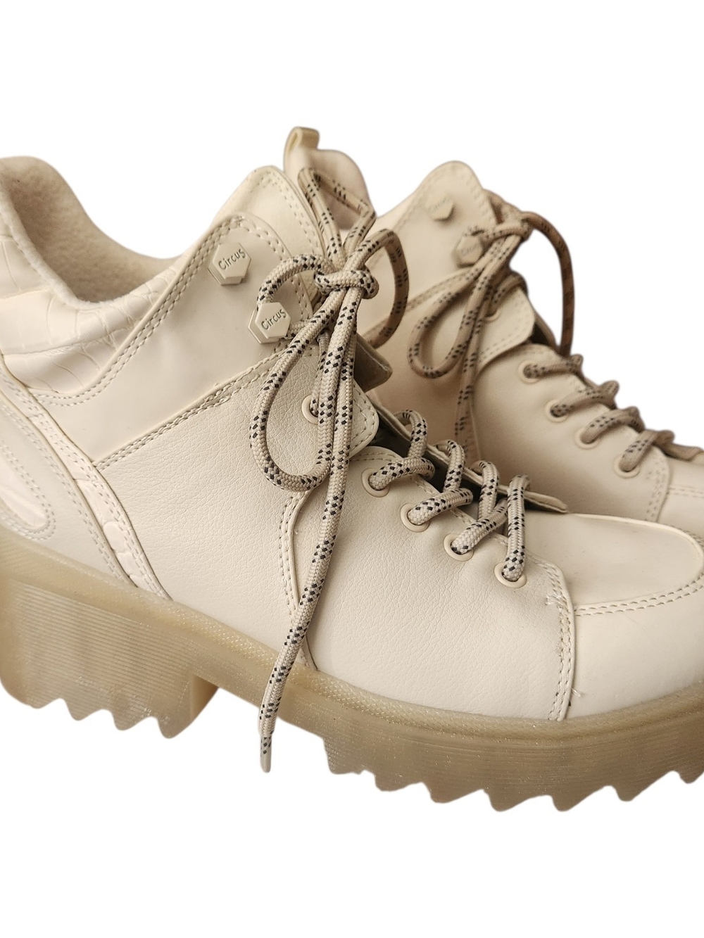 Circus NY By Sam Edelman Hanna Platform Booties With Lug Sole 8.5 Grunge